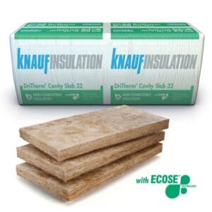 Knauf Dritherm Cavity Slab 32 - 1200 x 455 x 100mm (3.27m2)